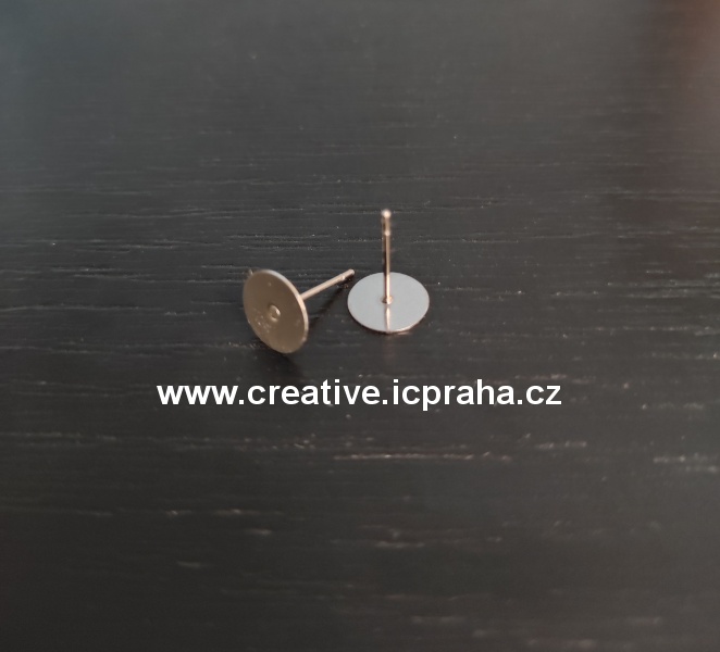 Puzeta s ploškou 8x0,7mm bal.10ks - OCEL nerez
